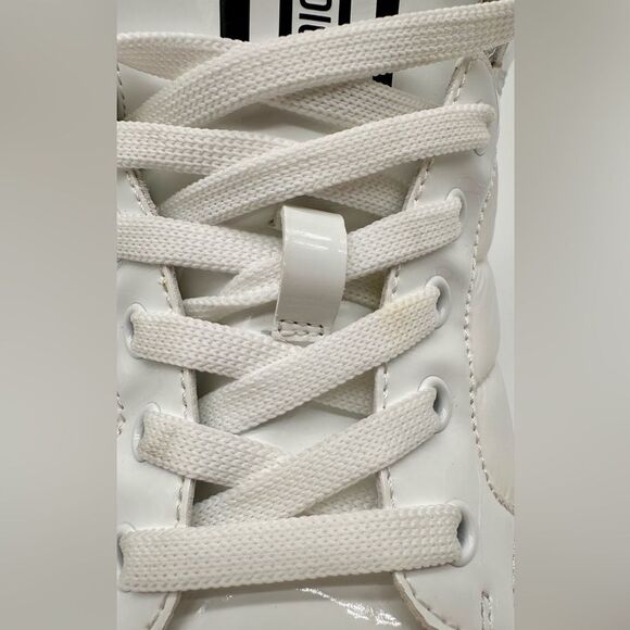 DIOR D-Player 'Quilted Nylon Hight Top Sneakers White Women’s Boots EU39.5 US9.5 - Picture 11 of 11